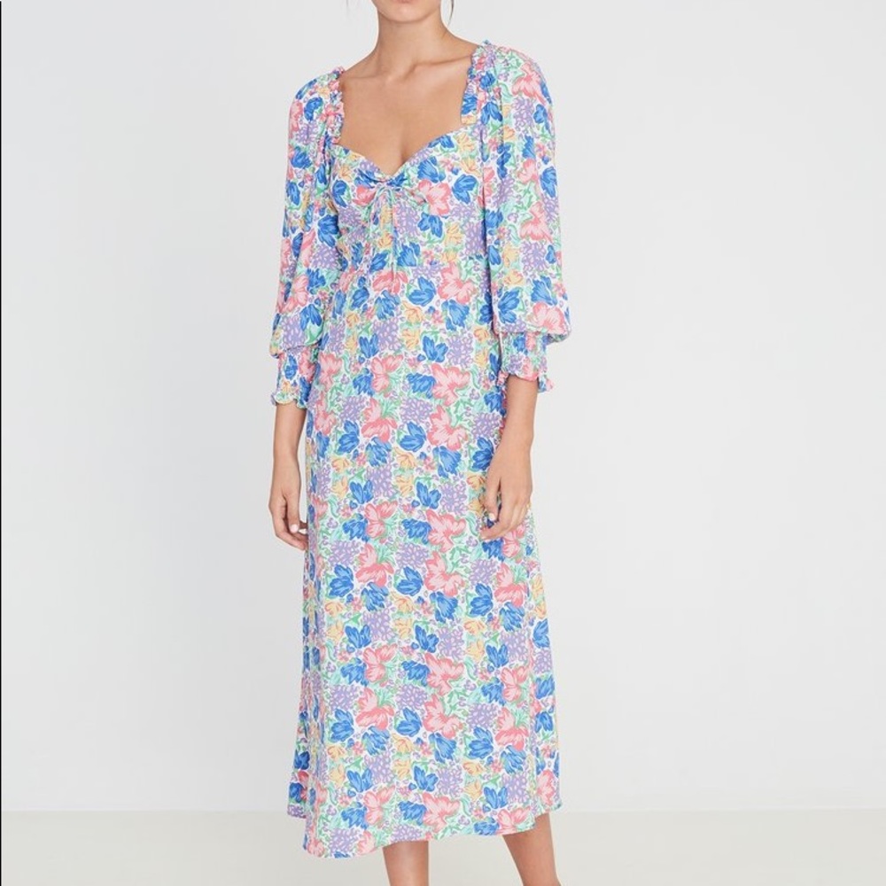 🆕 Faithfull the Brand Mathilde Midi Dress